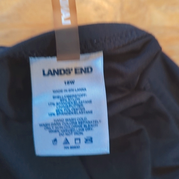 Land's End Women's Bathing suit bottom 18W black - Picture 3 of 3